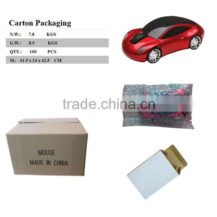 Stock Promotion Gift Computer PC Wireless Mouse Car