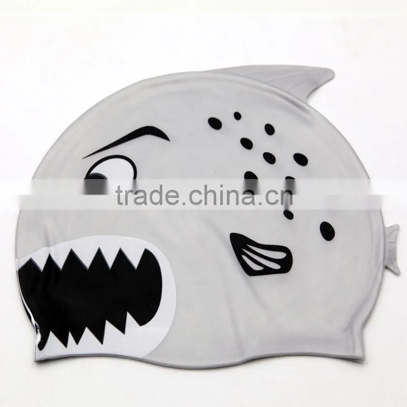 Shark swimming caps,swimming pool caps,Lovely swimming cap