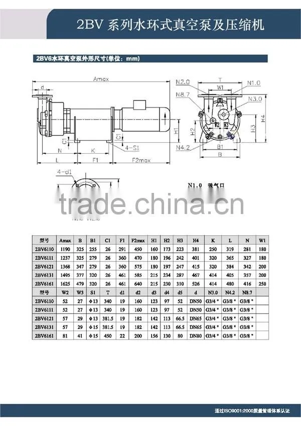 liquid ring vacuum pump