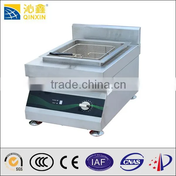 Desktop stainless steel induction industrial electric fryer