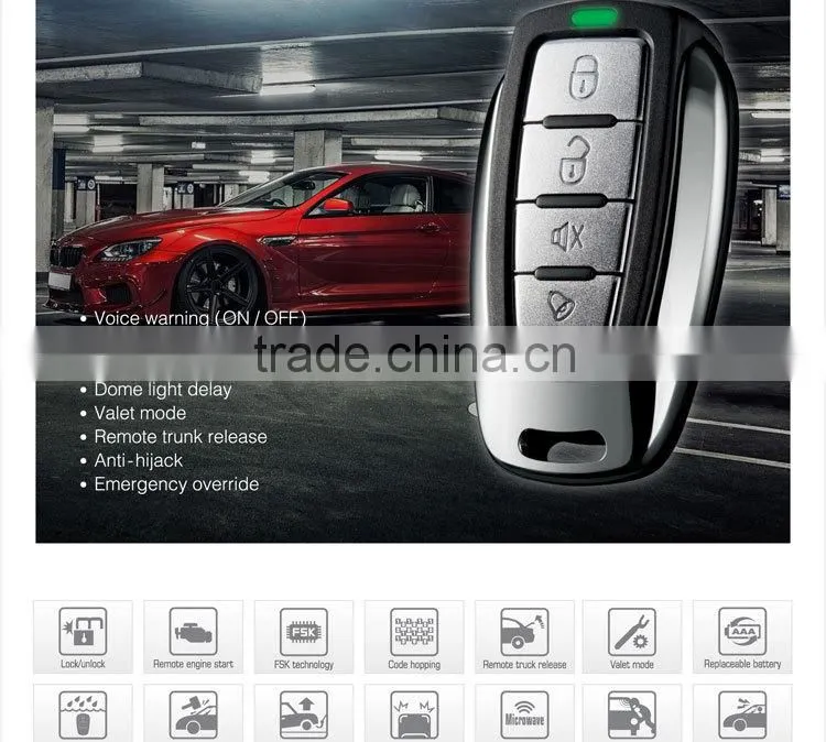 steelmate 838G NEW one way water resistant transmitter code hopping remote car alarm, car alarm system,smart car alarm system