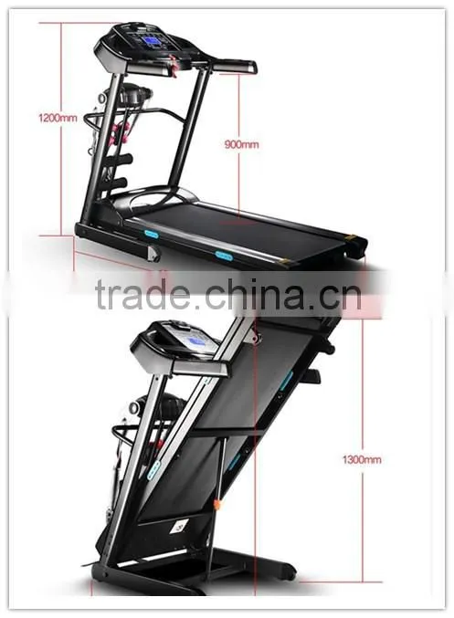 Folding home use treadmill , best selling model, with 1.25 to 3hp continous duty motor