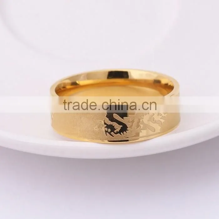 Yacan Factory Beautiful Dragon Symbol Fancy Engagement Ring