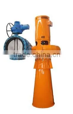 Tubular turbine generator mini hydro power plant