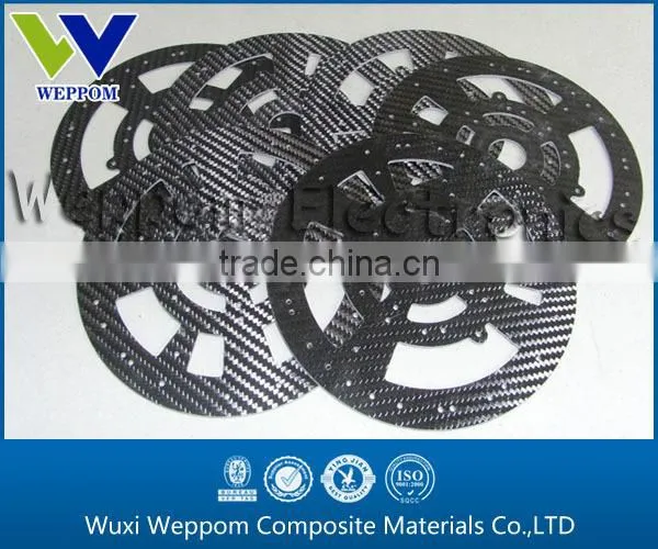 CNC cutting carbon fiber parts for RC helicopter