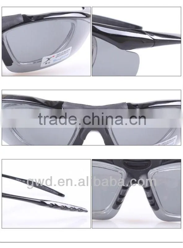 2016 Promotion Fashion Cycling Glasses with interchange lens