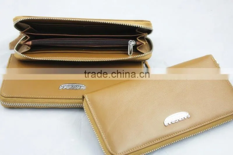 hot sale promotional business men's leather wallet