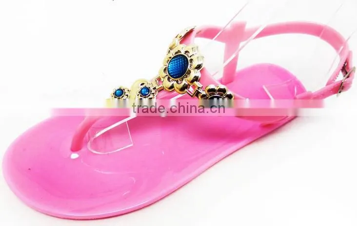 TPU material T shape beach shoe chain