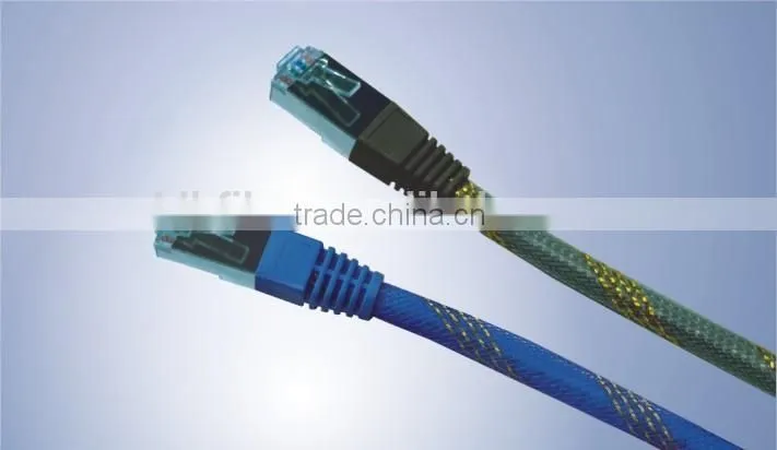 RJ45 CAT6 CAT6A UTP 15FT 0.41mm unshieled flat patch cable/ cord