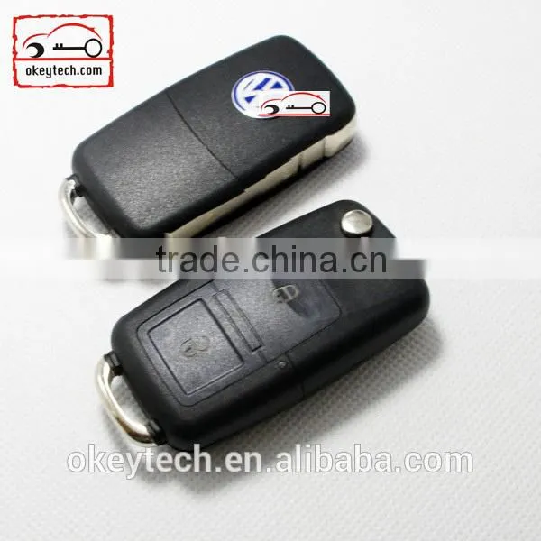 Okeytech vw car key VW 2 buttons remote key cover for vw key cover