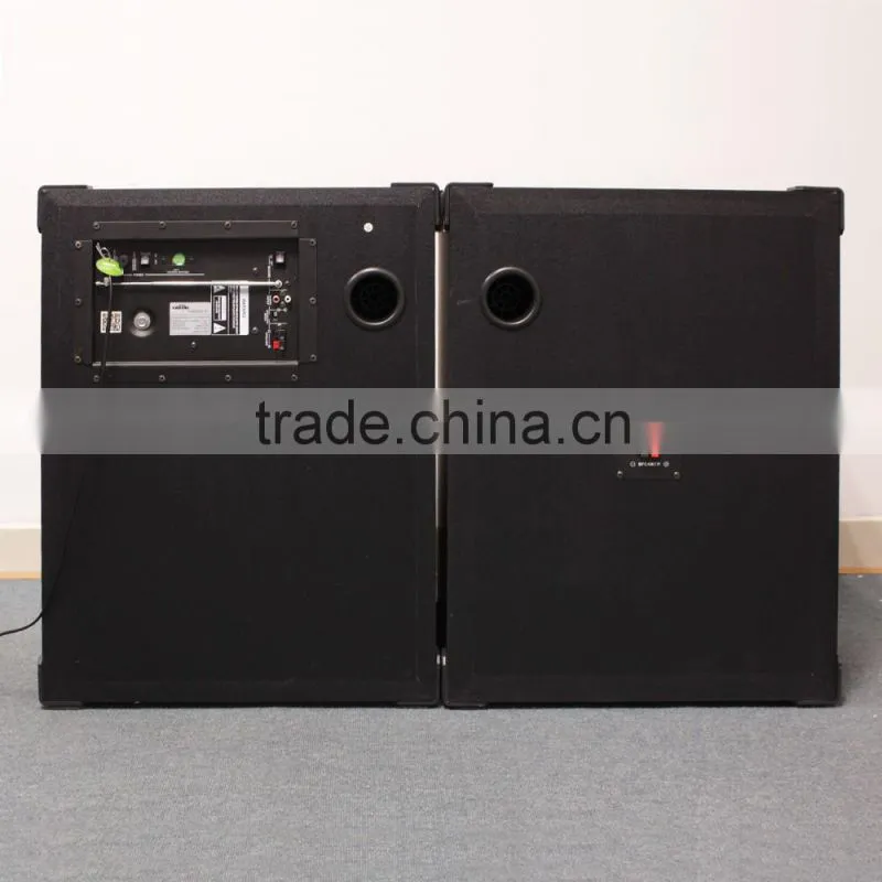 2.1 professional big concert karaoke stage speaker system with dj mixer