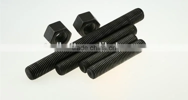 Hardened and Tempered M16 Cl6.8 Carbon steel threaded rod 1