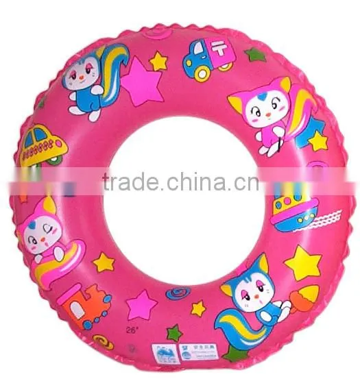 Printing Lele cat PVC inflatable swimming ring