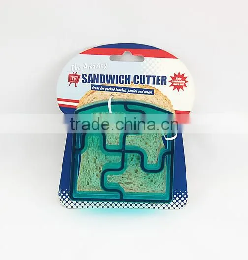 Tetris shape Crust and Sandwich Cutter