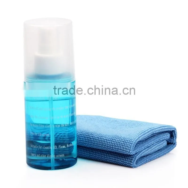 OPULA 30*30cm cleaning cloth and 120ml solution LCD screen cleaning set