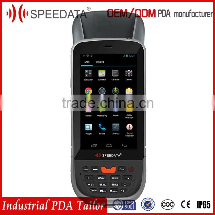 4G LTE Android 5.1 RFID Card Reader with Long Range 2M Lf Hf UHF RFID Card Reader with 125Khz 13.56Mhz 900Mhz Modules