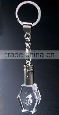 2016 3d laser engraved adorous horse crystal keychain