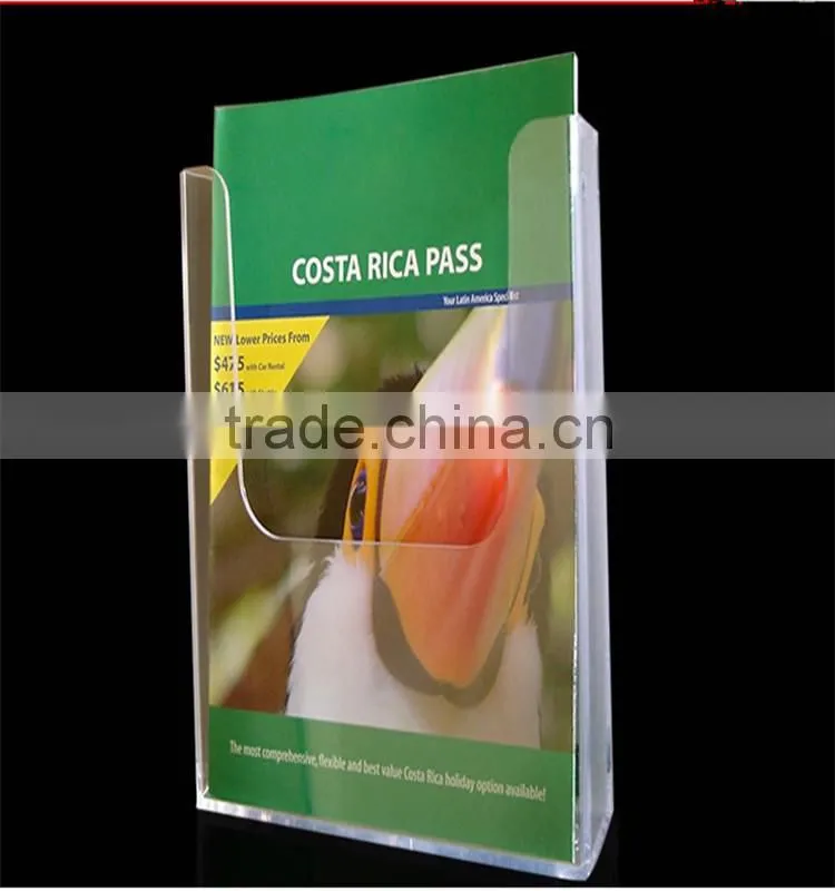 A5 wall mounted acrylic outdoor brochure holder