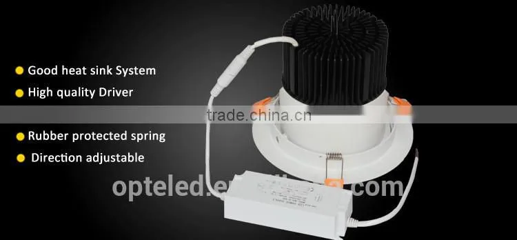 Commercial Lighting 5 Years Warranty COB LED Downlight Recessed 6 inch With Philips Driver With CREE COB