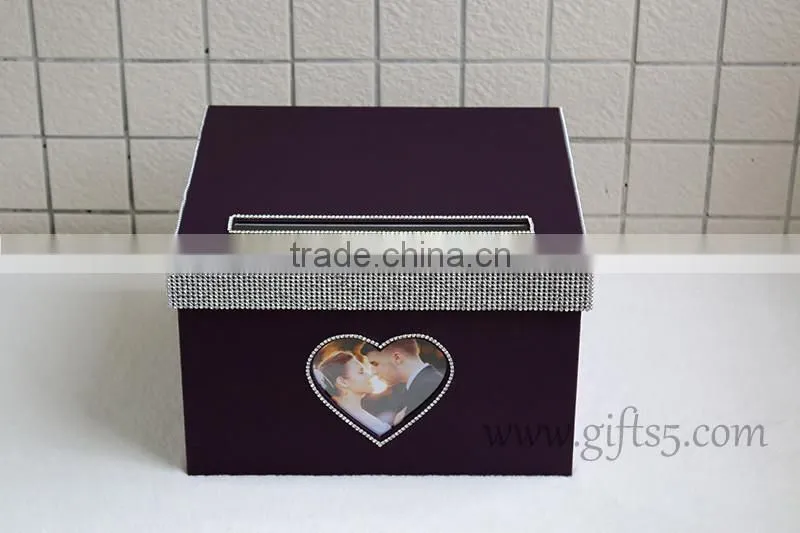 Personalized handmade keepsake boxes with photo frame