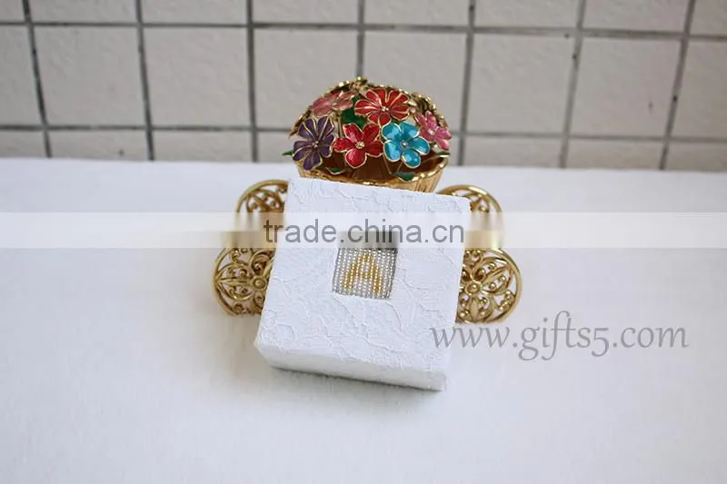 New arrival white jewelry box bracelet box necklace box with beaded name plate of A