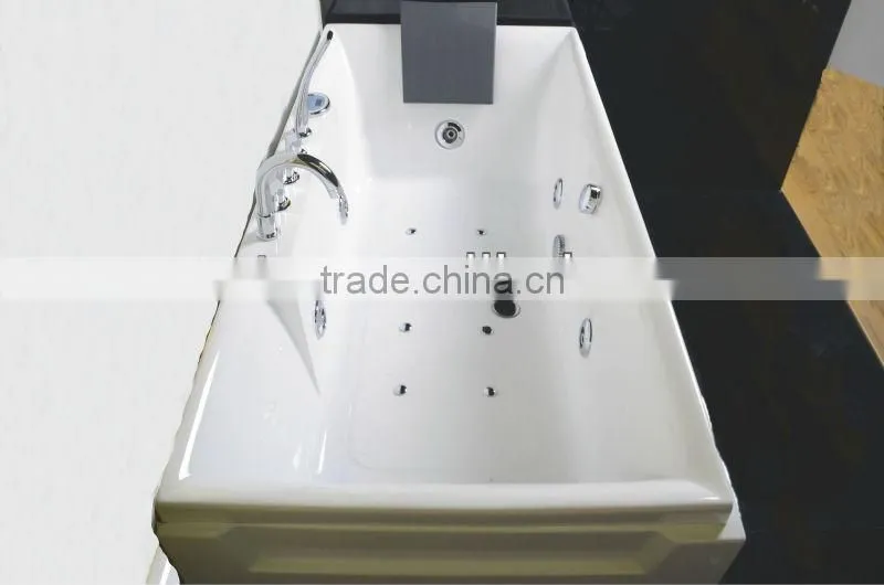 Rectangle Whirlpool Massage Bathtub 1750*840*630mm