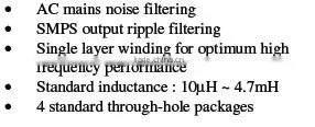 Line Filter Toroidal Type