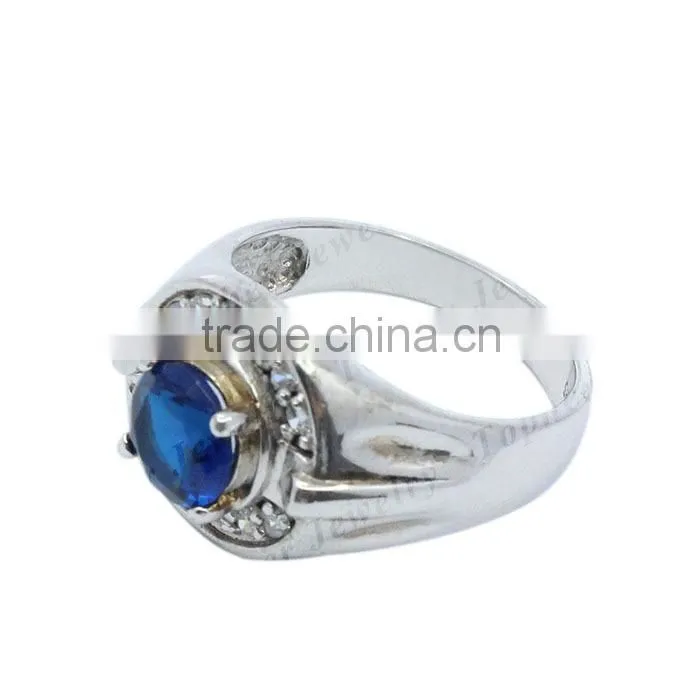 925 sterling silver fashion rhodium plated ring unisex ring