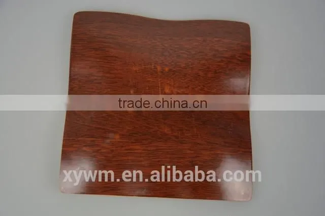 Acacia Wood Rectangle Serving Tray and plate