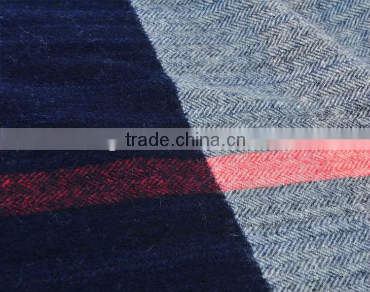 Check Design Wool Shawl/Pashmina shawl