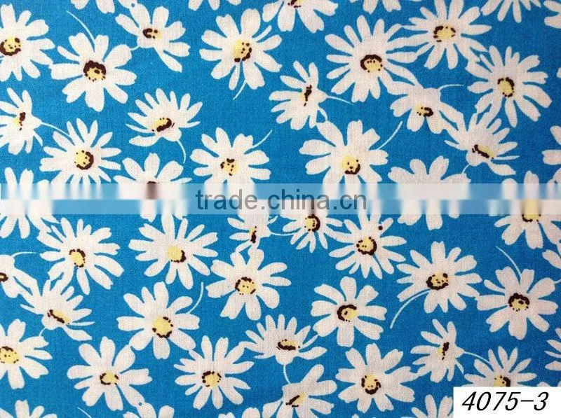 100% rayon printed fabrics for fashion women garments
