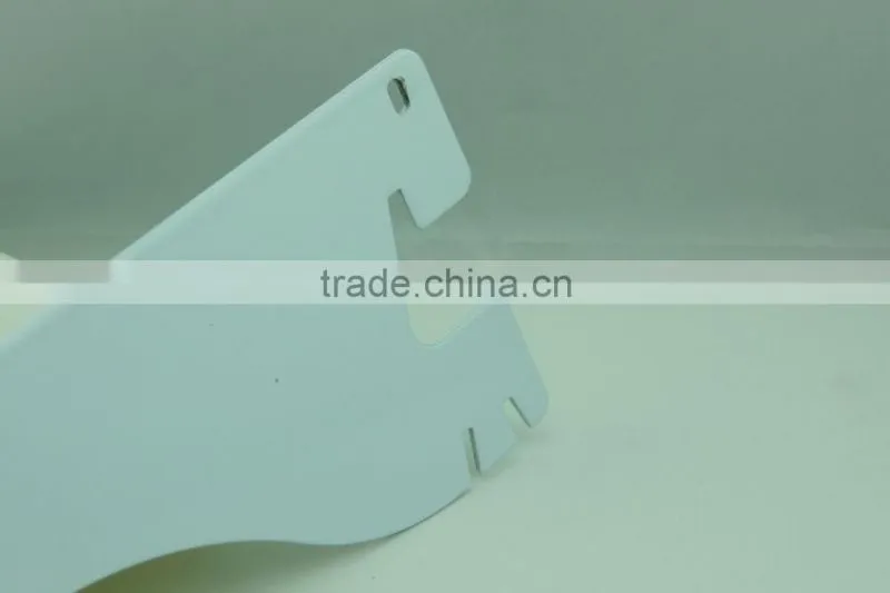 Heavy duty upright metal shelf bracket
