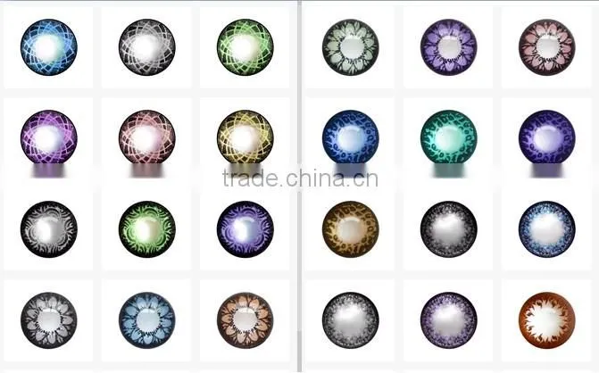Fluorescent blue fashion color contact lens/ humanized shinning eyes contact lens/ fablous Lenses/cheap and fine cosmetic lens