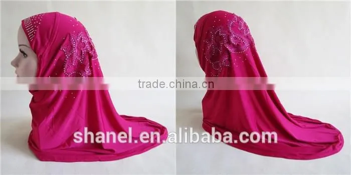 high quality wholesale rhinestones muslim women scarf hijab scarf