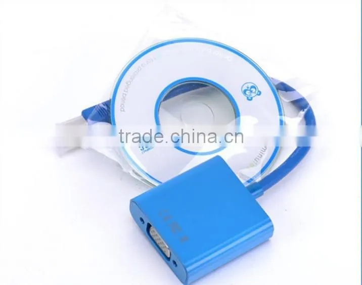 2014 hotsell USB 3.0 cable factory price USB 3.0 TO VGA converter