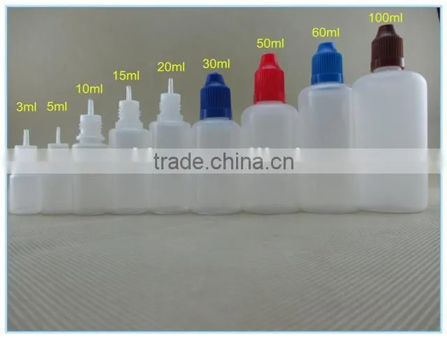trade assurance supplier child safety cap 10 ml ldpe plastic bottle for ejuice oil