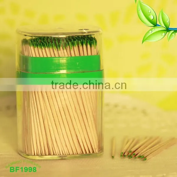Nature Double tips bamboo toothpicks minted with competive price