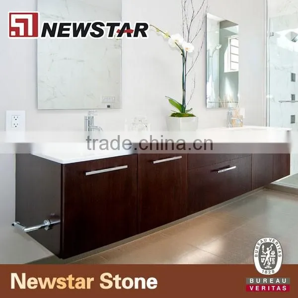 Newstar hotsell white quartz vanity tops