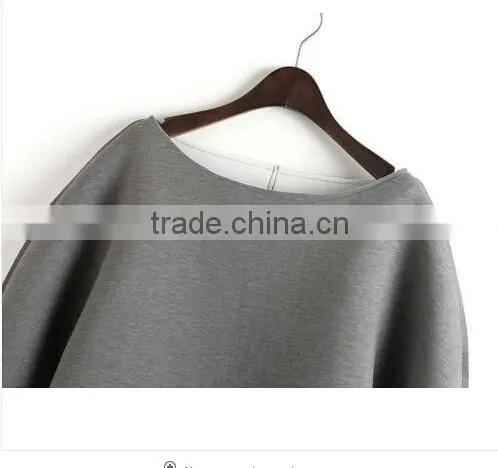 New Fashion Solid Pullover Sweatshirt Hoodie Women Long Sleeve Blouse Shirts Top