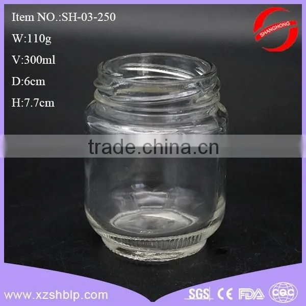 300ml glass honey/jam jar wholesale