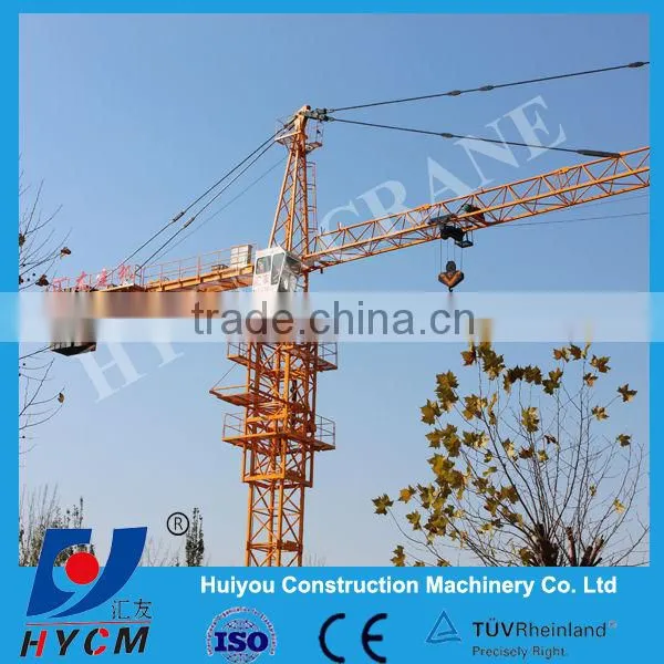 China 4t Flat Top Tower Crane in Algeria for Sale