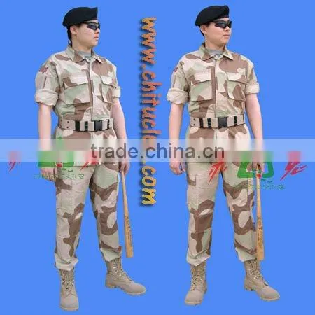 HOT selled 190gsm rip-stop 65%35%T/C army BDU uniform