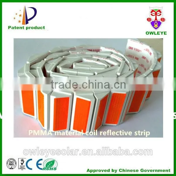 cat eye reflective roadside delineator/Line Type Guardrail Delineator Reflector