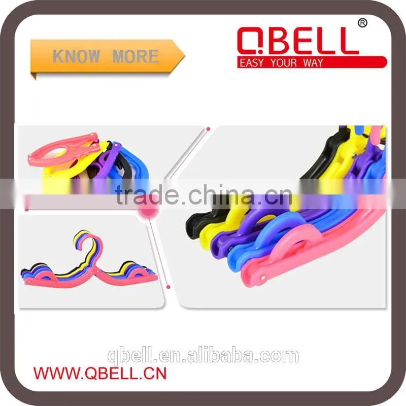 Multi-function Plastic Travel Expandable Folding Clothes Hanger/Plastic Folding Clothes Hang/Travel Clothes Hanger
