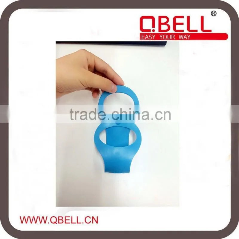 Promotion Cheap Silicone foldable mobile phone charger holder/Colorful cell phone charger holder