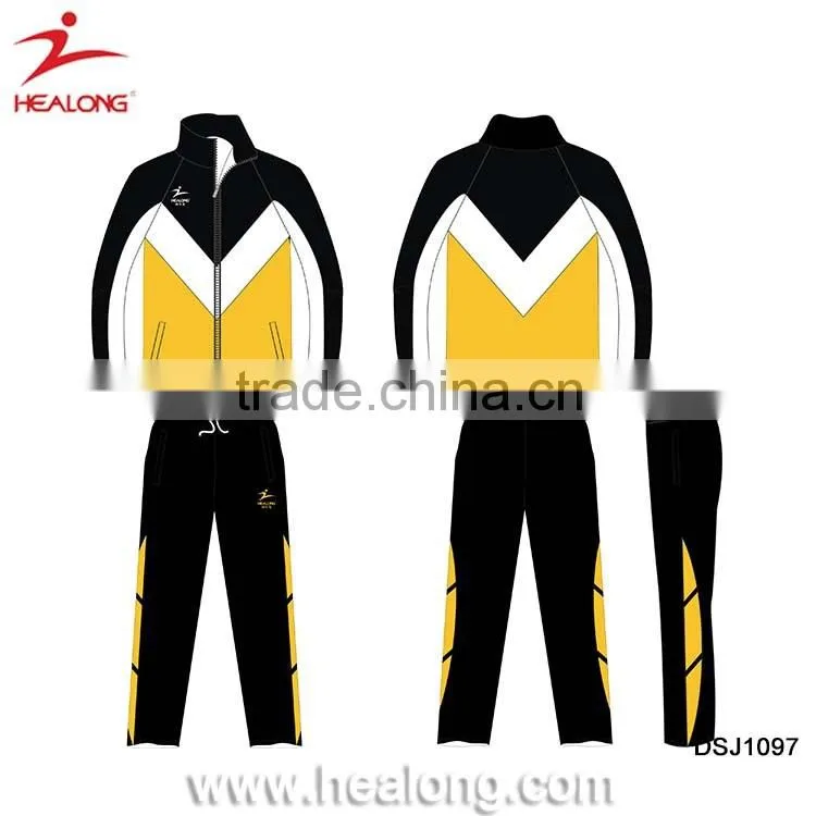 Sublimation Customized Soccer Running Tracksuit Training Jacket Manufacturers In Guangzhou