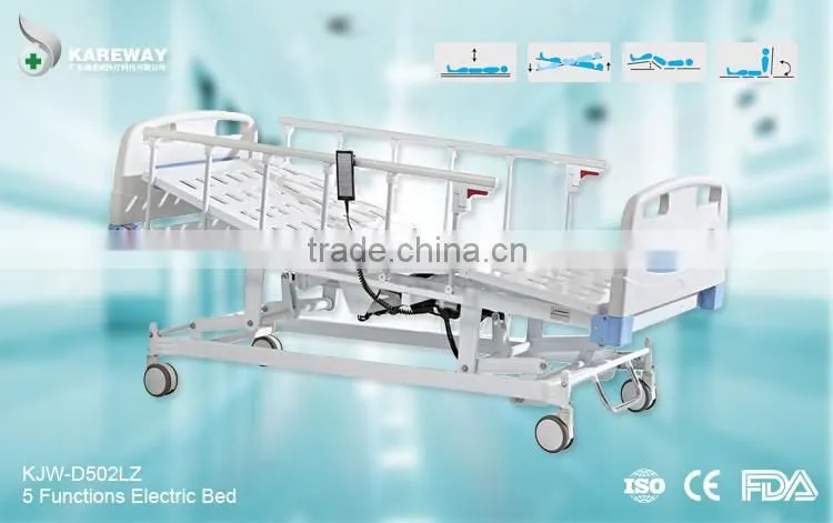 Aluminum guard rails 5 functions electric specialty hospital bed for sale price