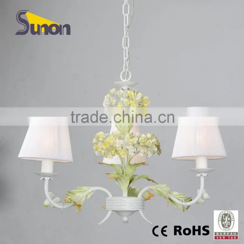 SD0877-5 used in the living room country styel shining color mini rose decorative flower chandelier