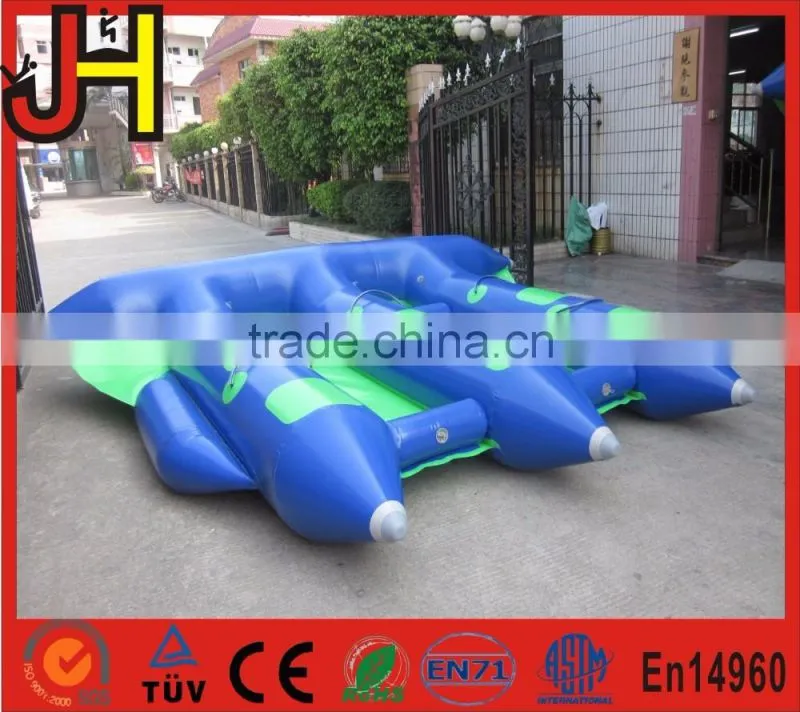 Inflatable Banana Boat Water Fun Inflatable Flying Fish For Sale