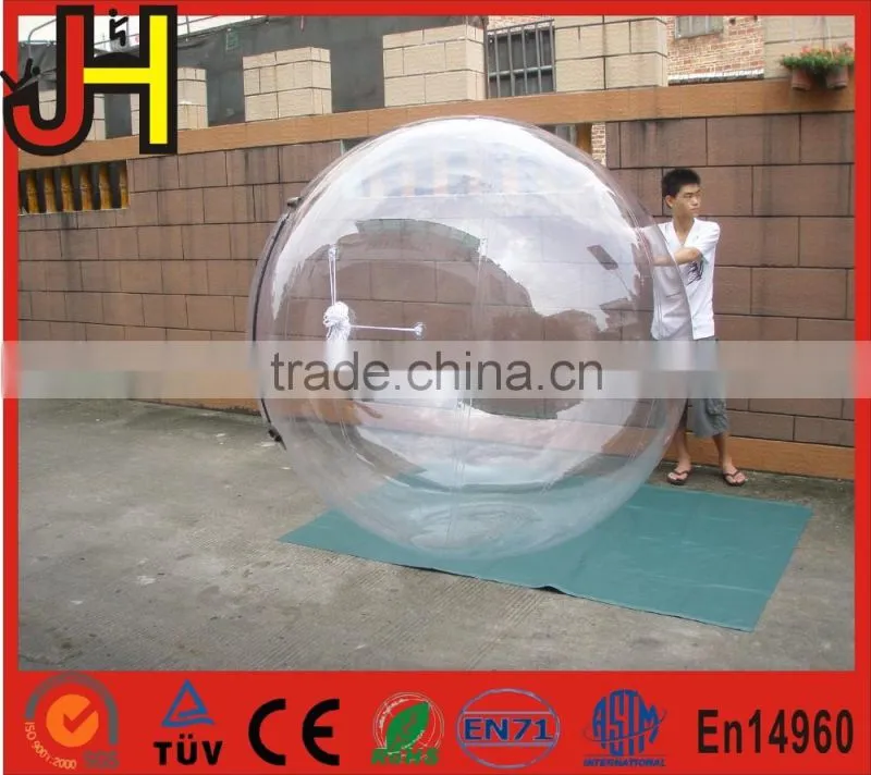 2 meter water plastic ball, inflatable walking ball on the water